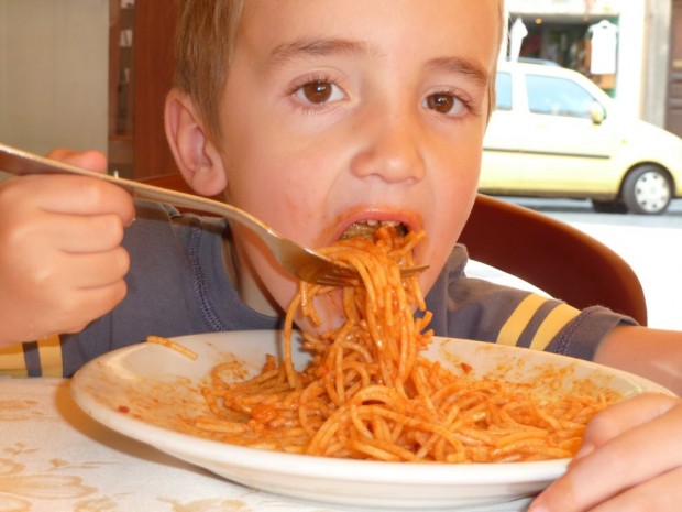 Milan en de spagetti